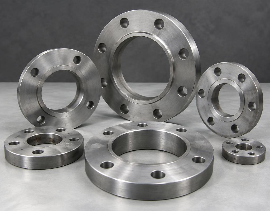 Illustrative image of mild steel flanges